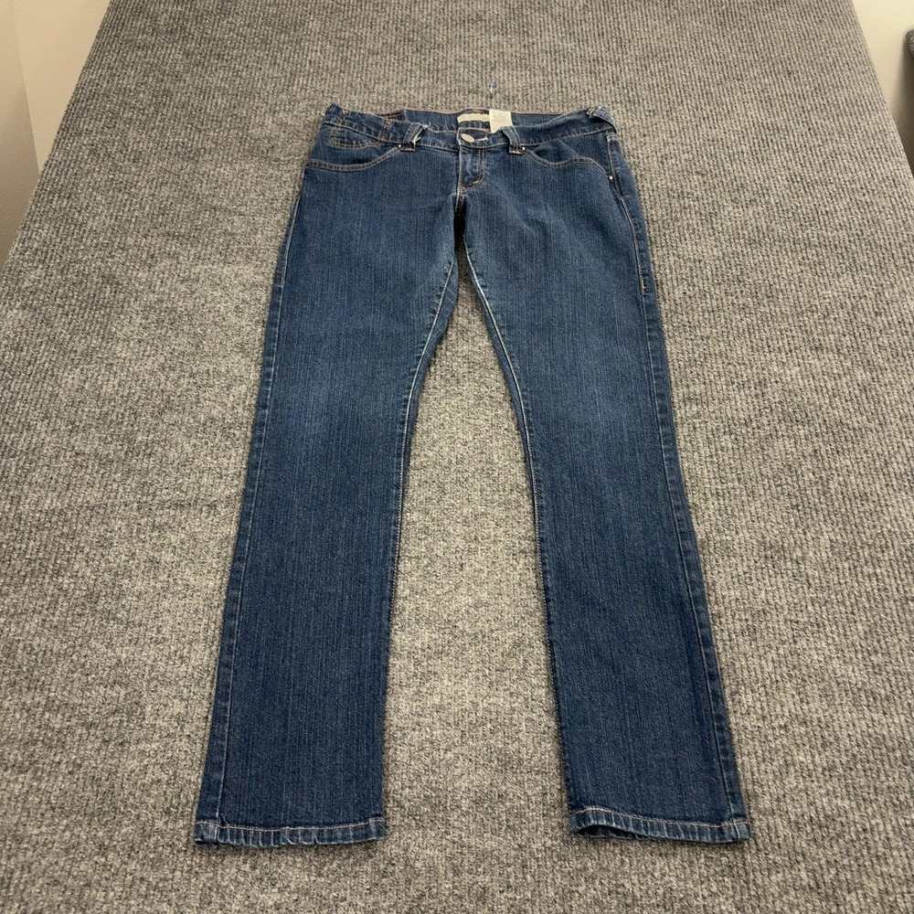 Levis Jeans Womens 11M Blue Cotton Slough Skinny 504 Stretch Casual‎ Y2K